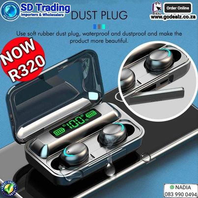 True Wireless Earbuds with Powerbank F9-5 True Wireless Earbuds with Powerbank F9-5
