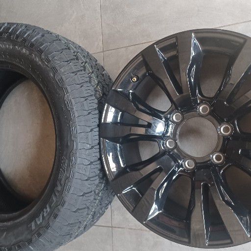 Isuzu spare wheel