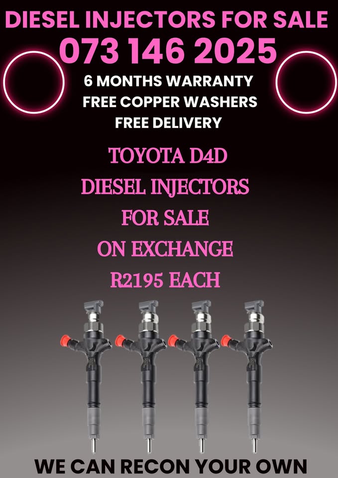 Toyota diesel injectors for sale or to recon - Private Seller