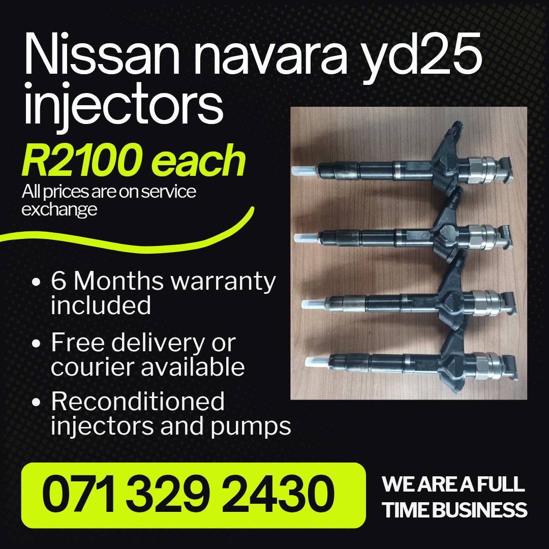 NISSAN NAVARA 2.5 INJECTORS FOR SALE WITH WARRANTY - Private Seller NISSAN NAVARA 2.5 INJECTORS FOR SALE WITH WARRANTY - Private Seller