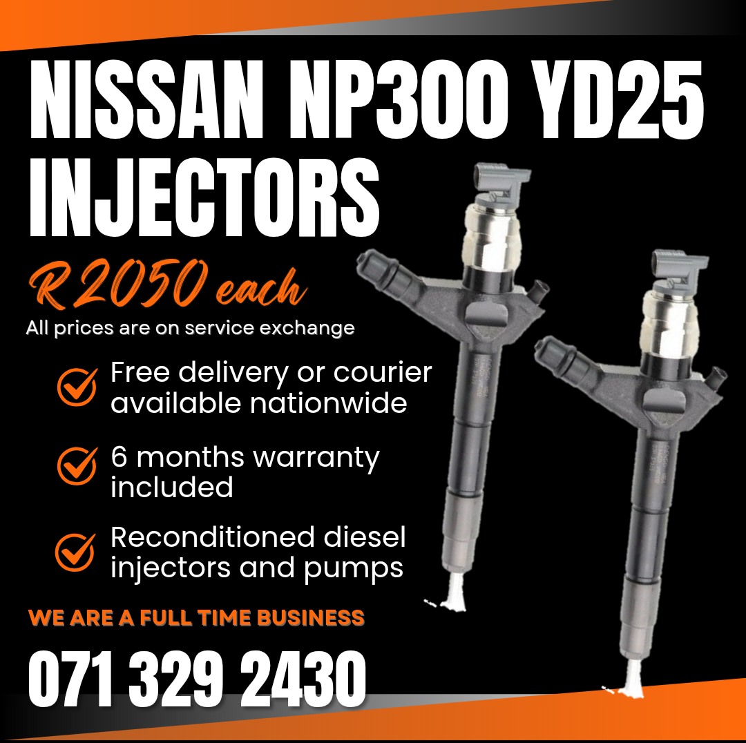 NISSAN NP300 YD25 INJECTORS FOR SALE WITH WARRANTY INCLUDED - Private Seller NISSAN NP300 YD25 INJECTORS FOR SALE WITH WARRANTY INCLUDED - Private Seller