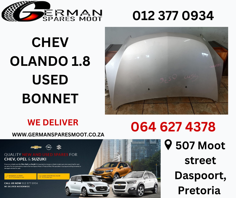 Chevrolet Orlando 1.8 Used Bonnet - Private Seller Chevrolet Orlando 1.8 Used Bonnet - Private Seller