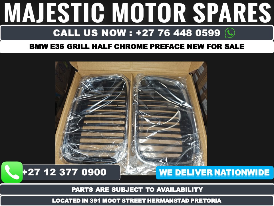 Bmw E36 Grill half chrome Preface new for sale - Private Seller