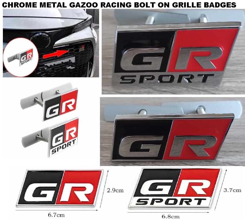 Toyota GR side fender badges emblems - Private Seller