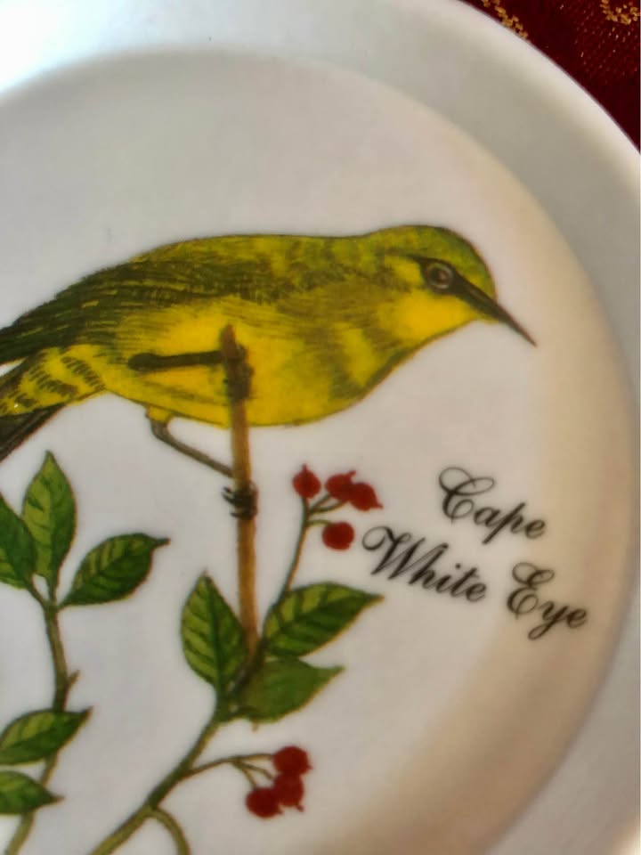 Royal Schwabap 1984 Ter Steege BV Holland J G van Hunnik Plate and a melamine tea plate