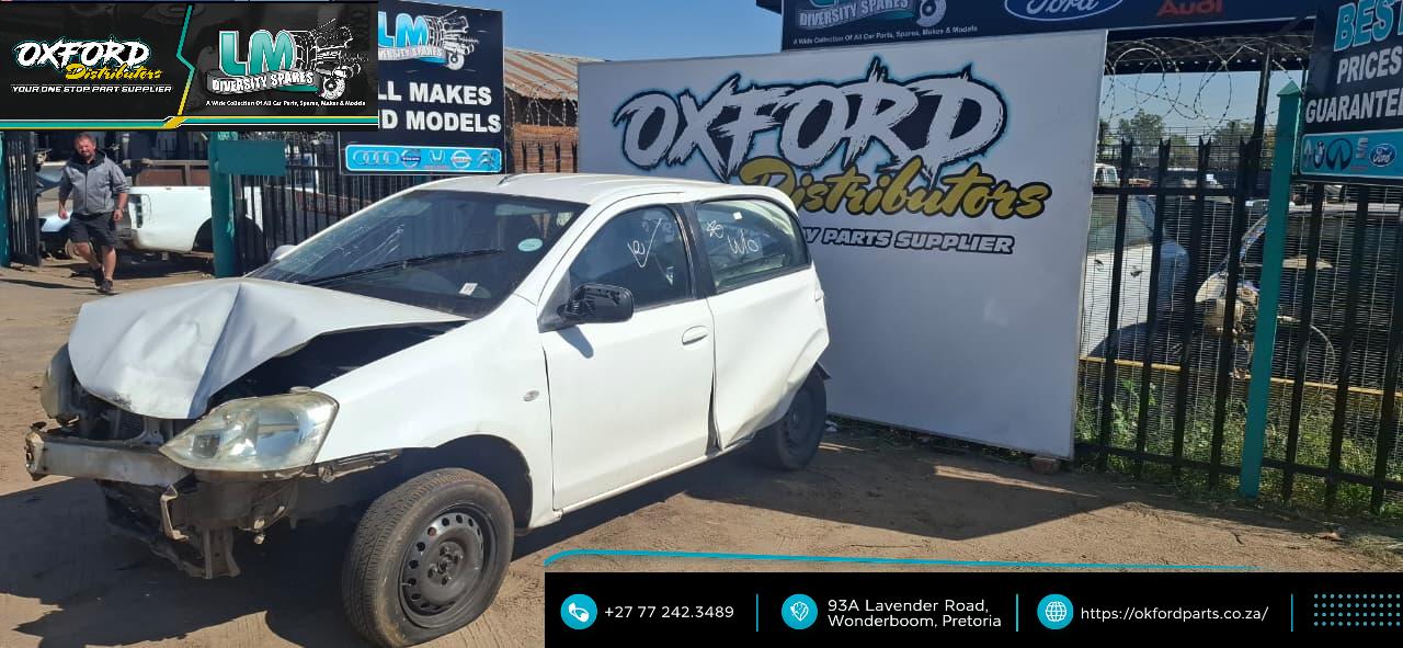 2012 Toyota Etios Manual Petrol Stripping For Spares Pretoria - Private Seller 2012 Toyota Etios Manual Petrol Stripping For Spares Pretoria - Private Seller