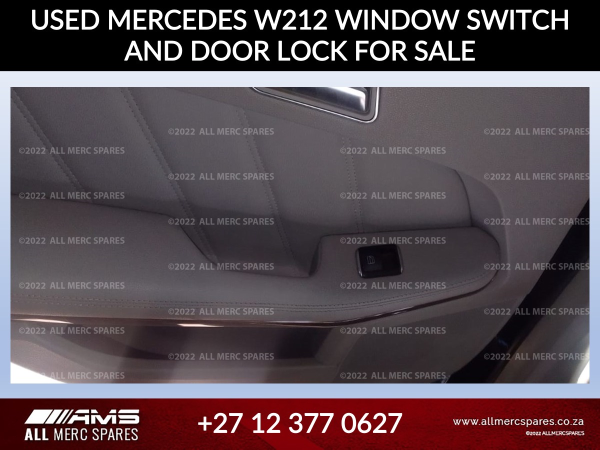 Used Mercedes W212 Window Switches and Door Locks for Sale - Private Seller Used Mercedes W212 Window Switches and Door Locks for Sale - Private Seller