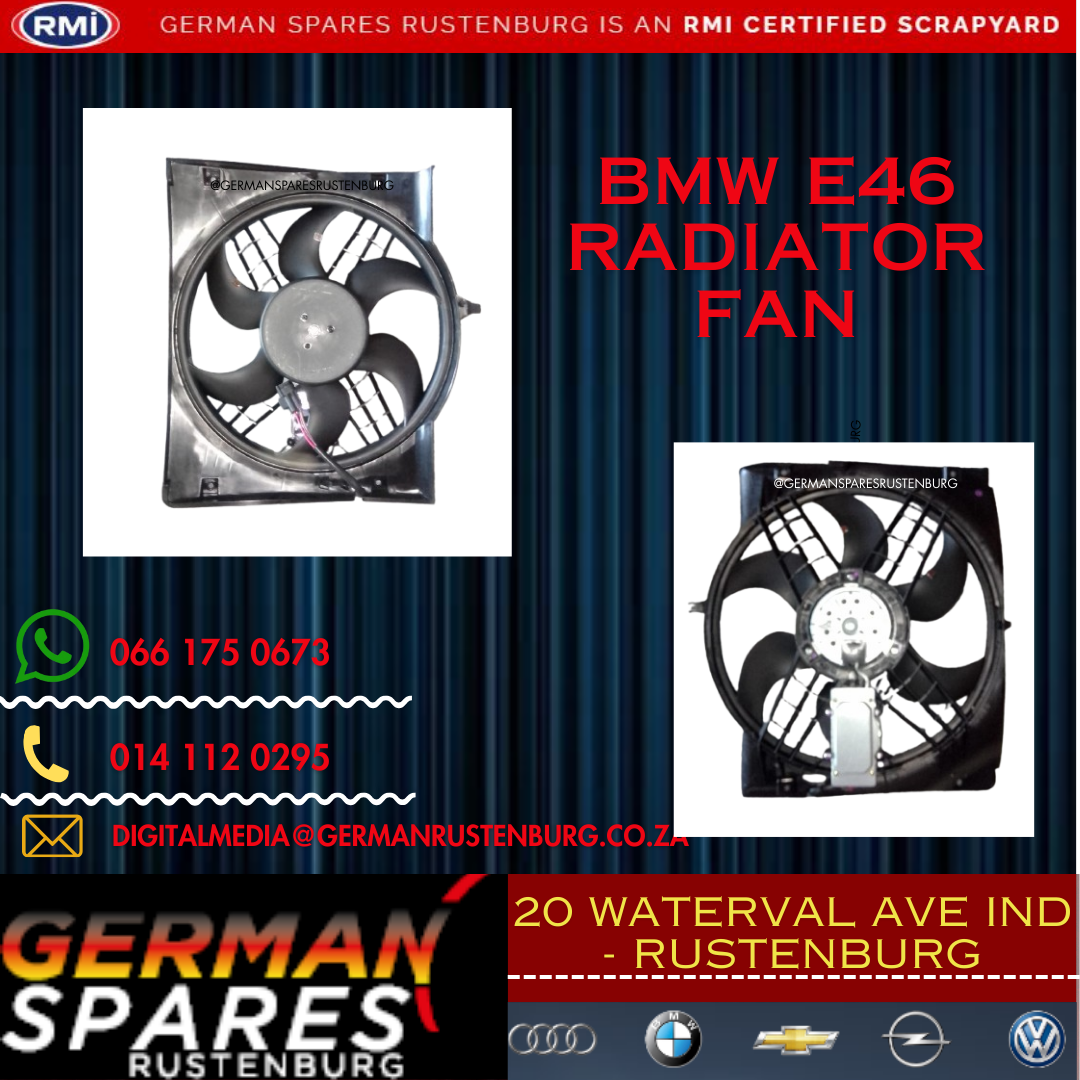 Bmw E46 Radiator Fan For Sale. - Private Seller Bmw E46 Radiator Fan For Sale. - Private Seller