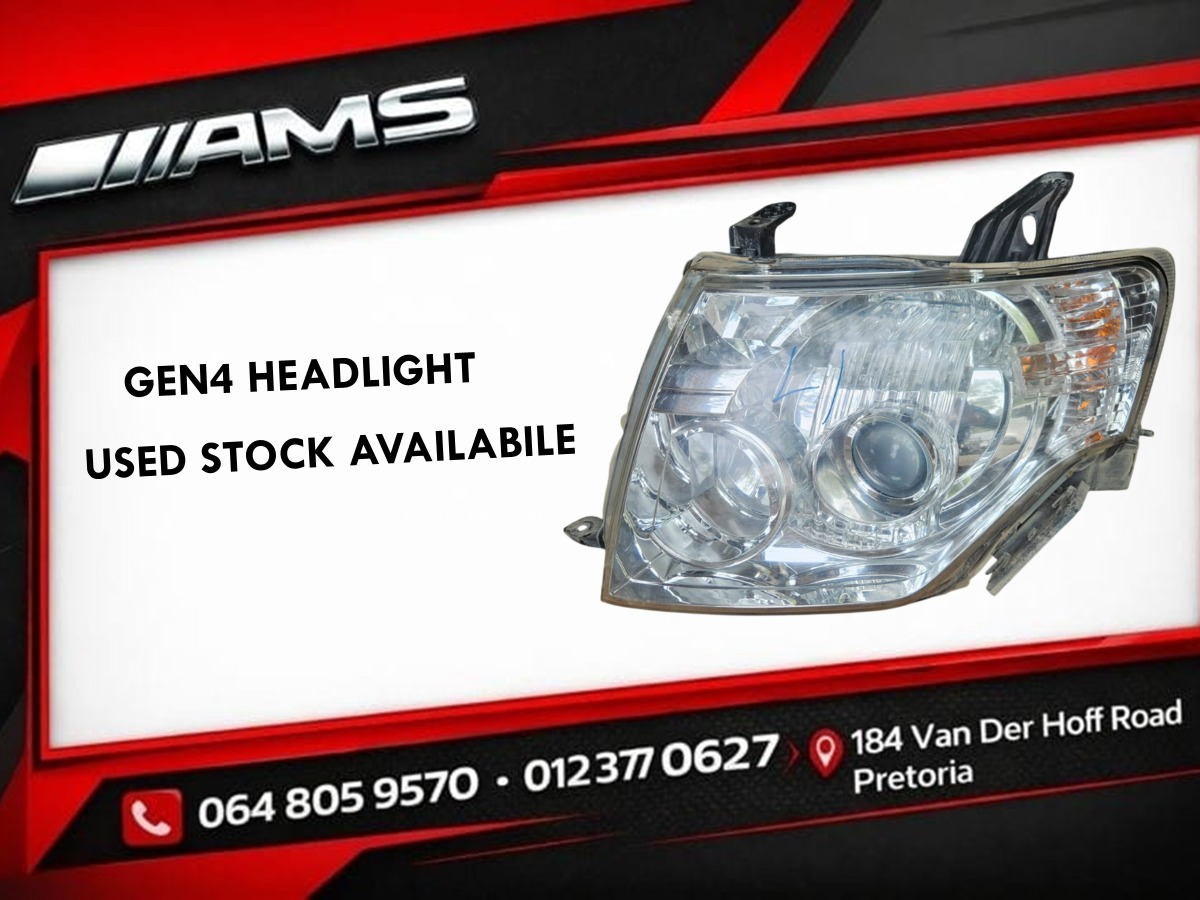 USED MITSUBISHI PAJERO GEN 4 (2007–2017) HEADLIGHT - Private Seller USED MITSUBISHI PAJERO GEN 4 (2007–2017) HEADLIGHT - Private Seller