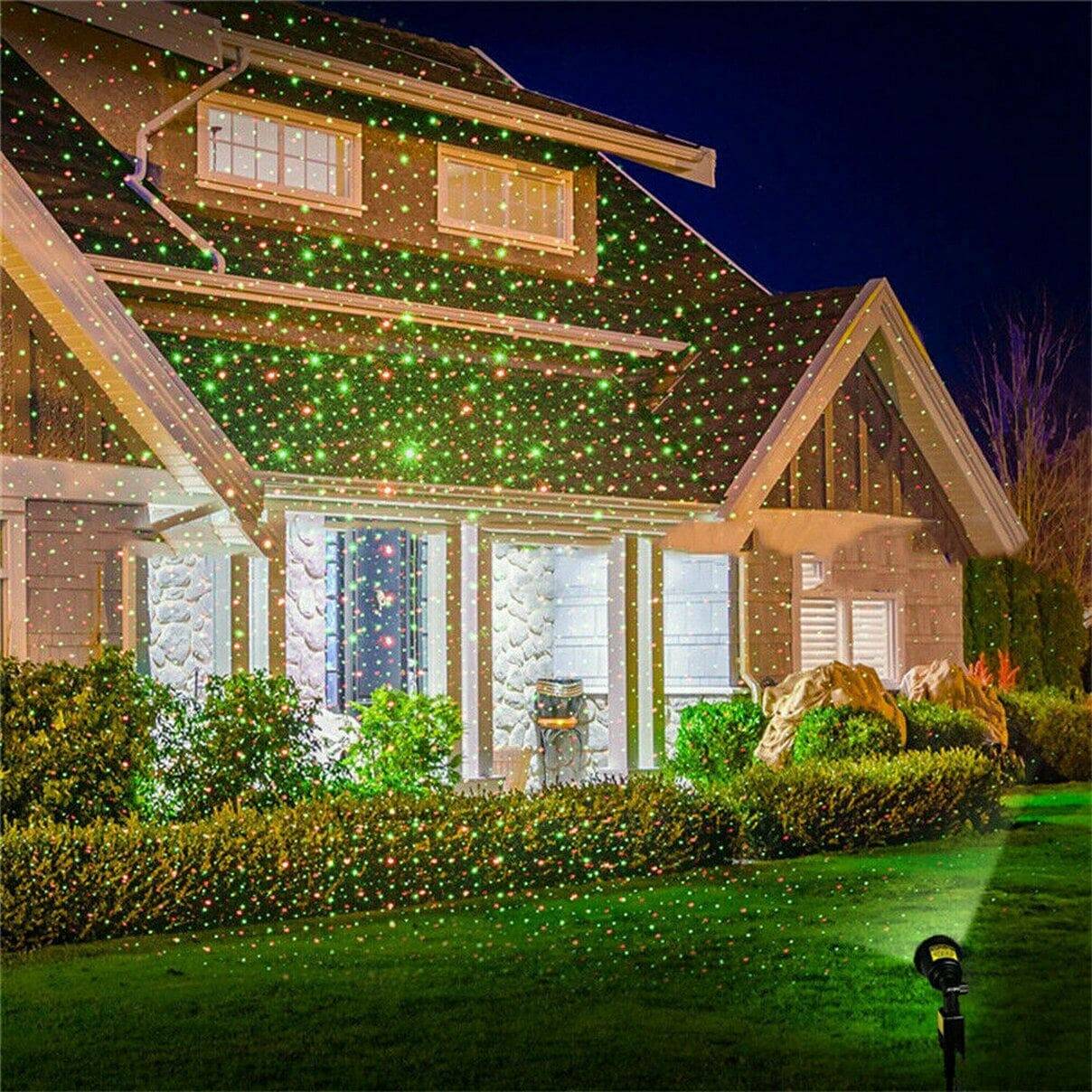 Laser Stage Disco Party Holographic Light Projector, Landscape Garden Outdoor