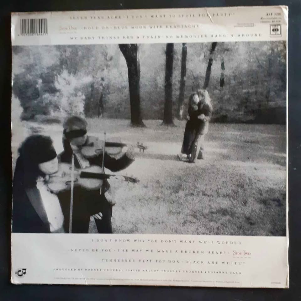 Rosanne Cash - Hits 1979-1989 LP Record