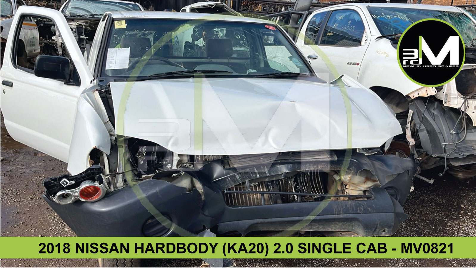 2018 NISSAN HARDBODY (KA20) 2.0 SINGLE CAB (STRIPPING FOR PARTS) - MV0821 - Private Seller 2018 NISSAN HARDBODY (KA20) 2.0 SINGLE CAB (STRIPPING FOR PARTS) - MV0821 - Private Seller