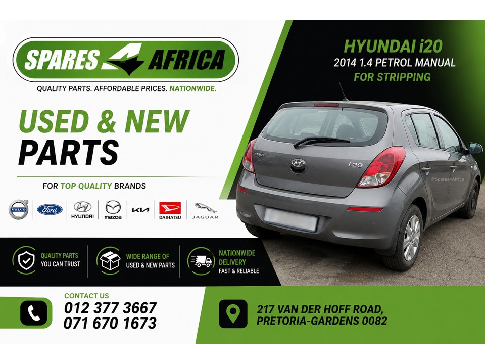NOW STRIPPING – 2014 HYUNDAI i20 1.4 PETROL / MANUAL - Private Seller NOW STRIPPING – 2014 HYUNDAI i20 1.4 PETROL / MANUAL - Private Seller