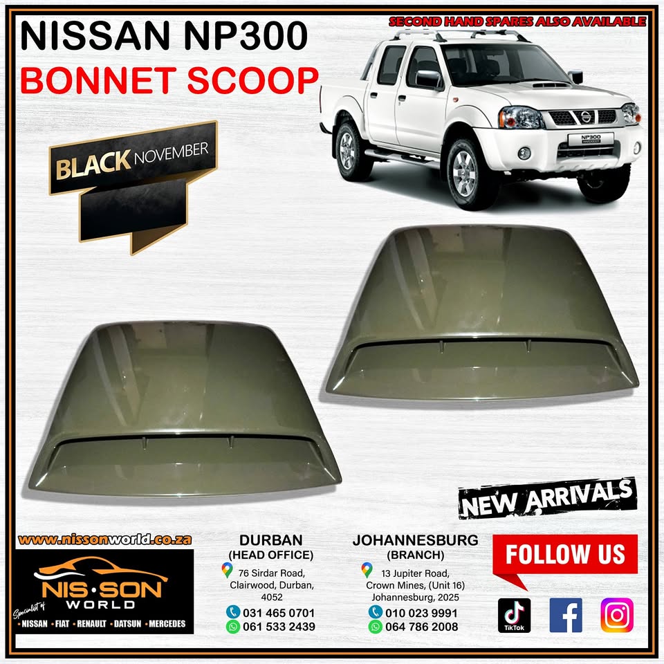 Nissan NP300 Bonnet Scoop - Private Seller Nissan NP300 Bonnet Scoop - Private Seller