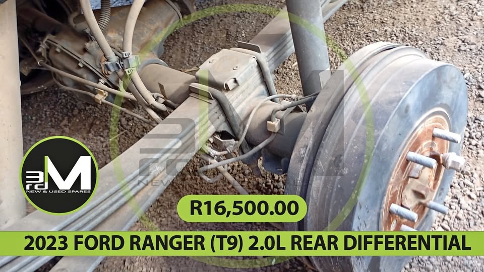 2023 FORD RANGER (T9) 2.0L REAR DIFFERENTIAL MV0752