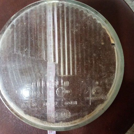 Head lamp, old car