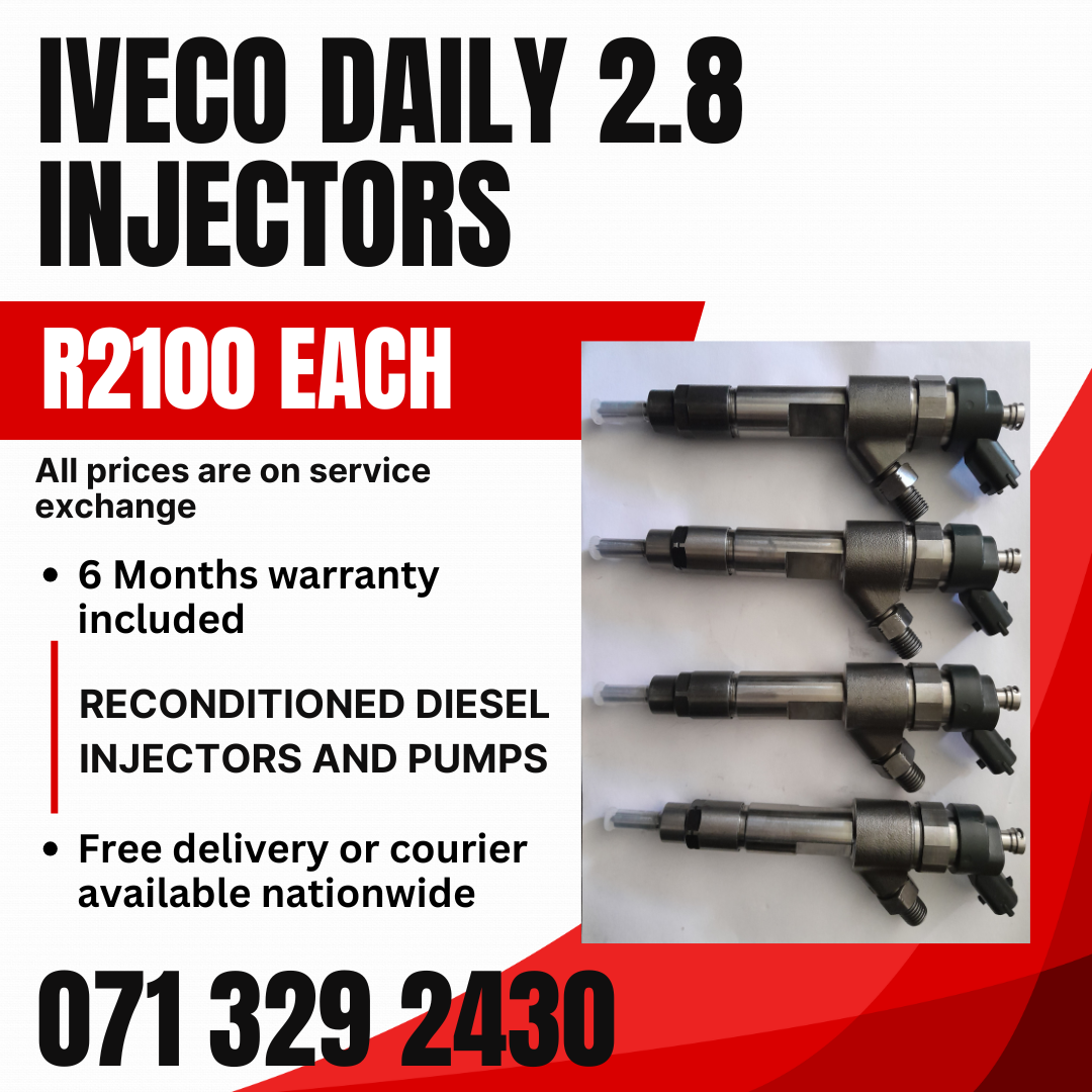 IVECO DAILY 2.8 INJECTORS FOR SALE WITH WARRANTY - Private Seller IVECO DAILY 2.8 INJECTORS FOR SALE WITH WARRANTY - Private Seller