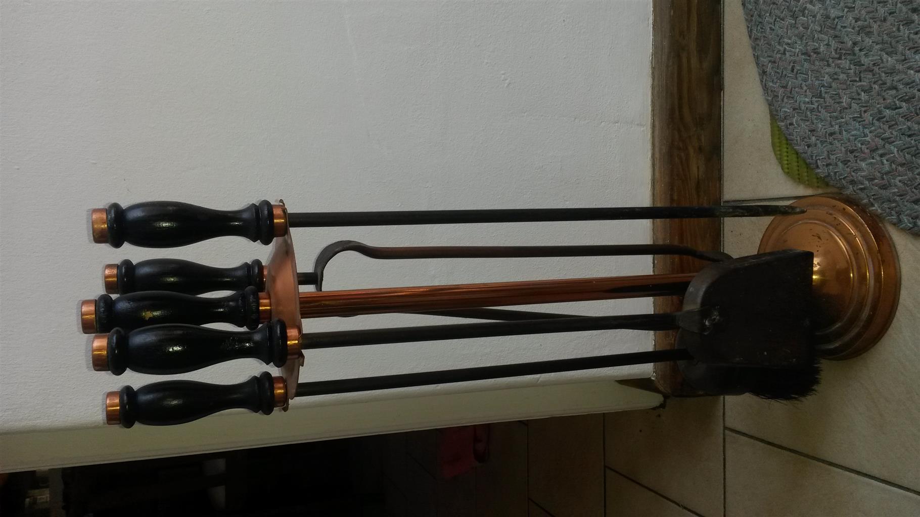 Solid Brass Fireplace Tool Set Junk Mail