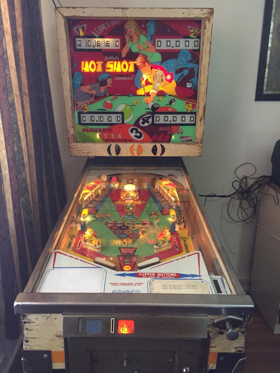 We sell pinball machines , many to choose from