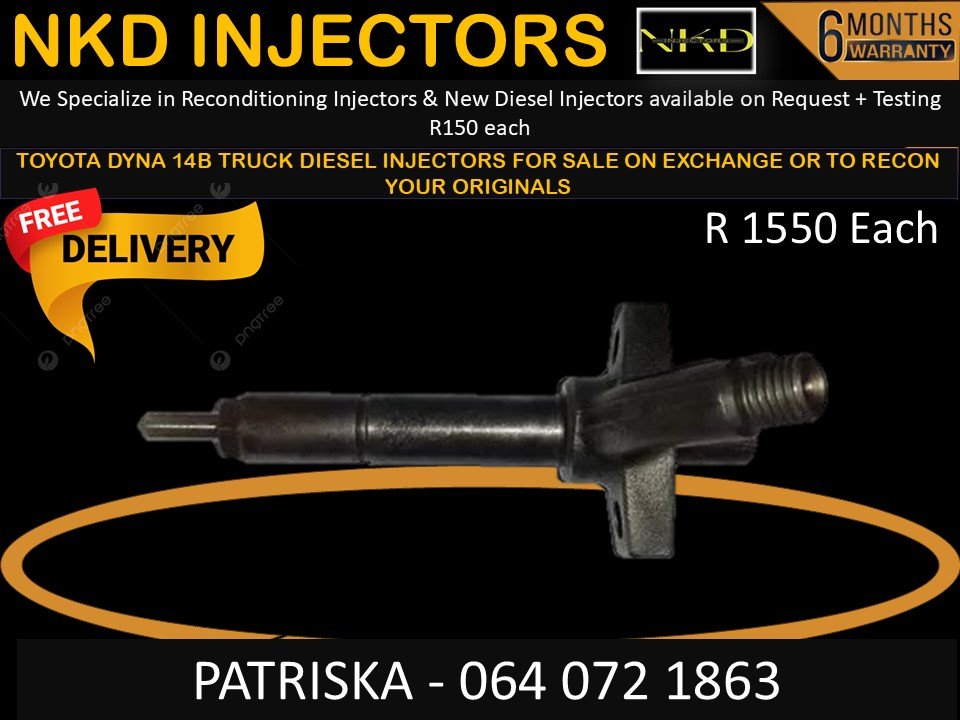 DIESEL INJECTORS FOR TOYOTA DYNA 14B FOR SALE - Private Seller DIESEL INJECTORS FOR TOYOTA DYNA 14B FOR SALE - Private Seller