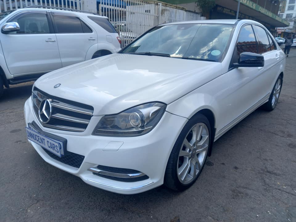 2014 MERCEDES BENZ C250 CDI DIESEL, AUTOMATIC TRANSMISSION, WHITE COLOUR,