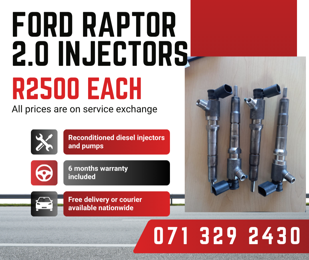 FORD RAPTOR 2.0 INJECTORS FOR SALE WITH WARRANTY - Private Seller FORD RAPTOR 2.0 INJECTORS FOR SALE WITH WARRANTY - Private Seller