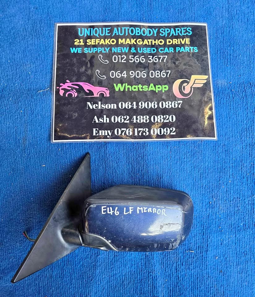BMW E46 Complete Left Side Mirror