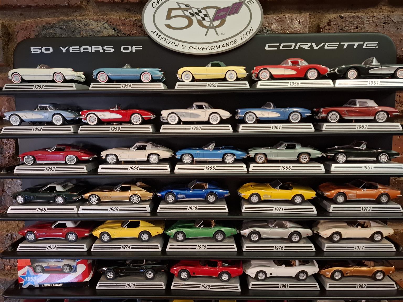 Corvette model cars