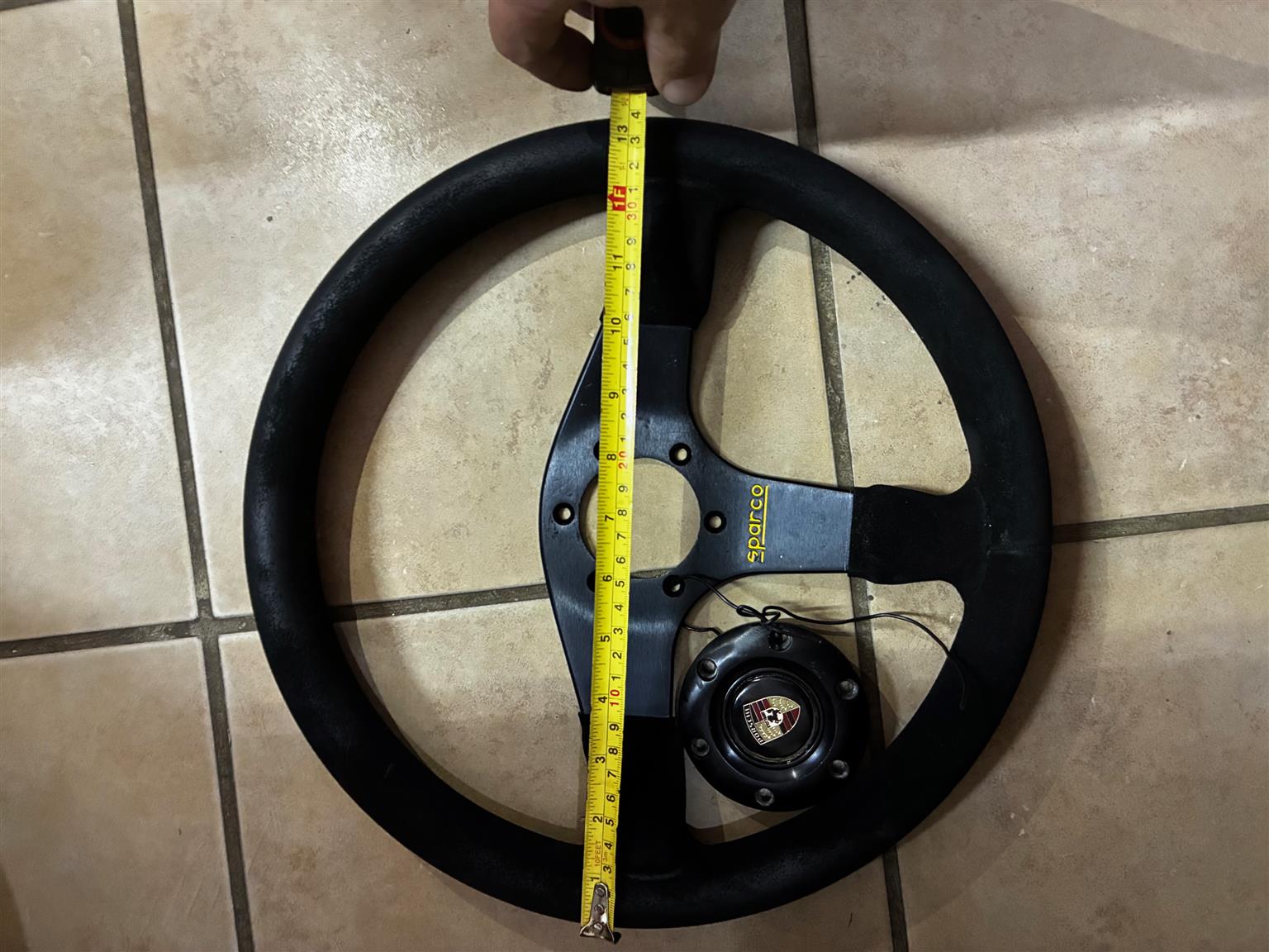 Sparco steering suede wheel - Private Seller