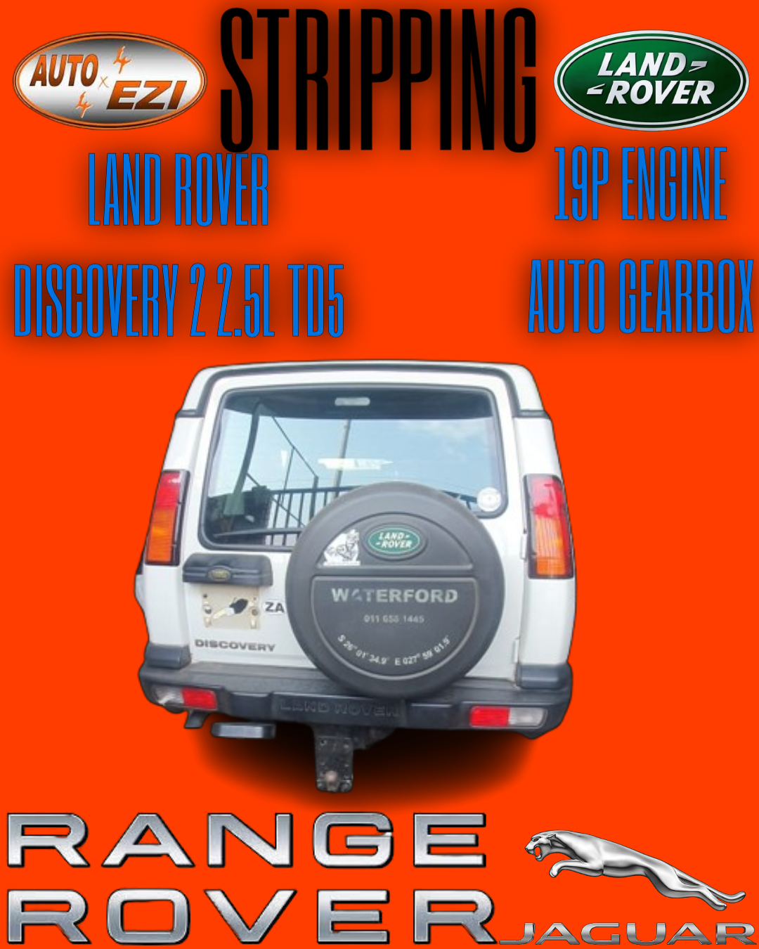LAND ROVER DISCOVERY 2 2.5L TD5 STRIPPING FOR SPARES - Private Seller LAND ROVER DISCOVERY 2 2.5L TD5 STRIPPING FOR SPARES - Private Seller