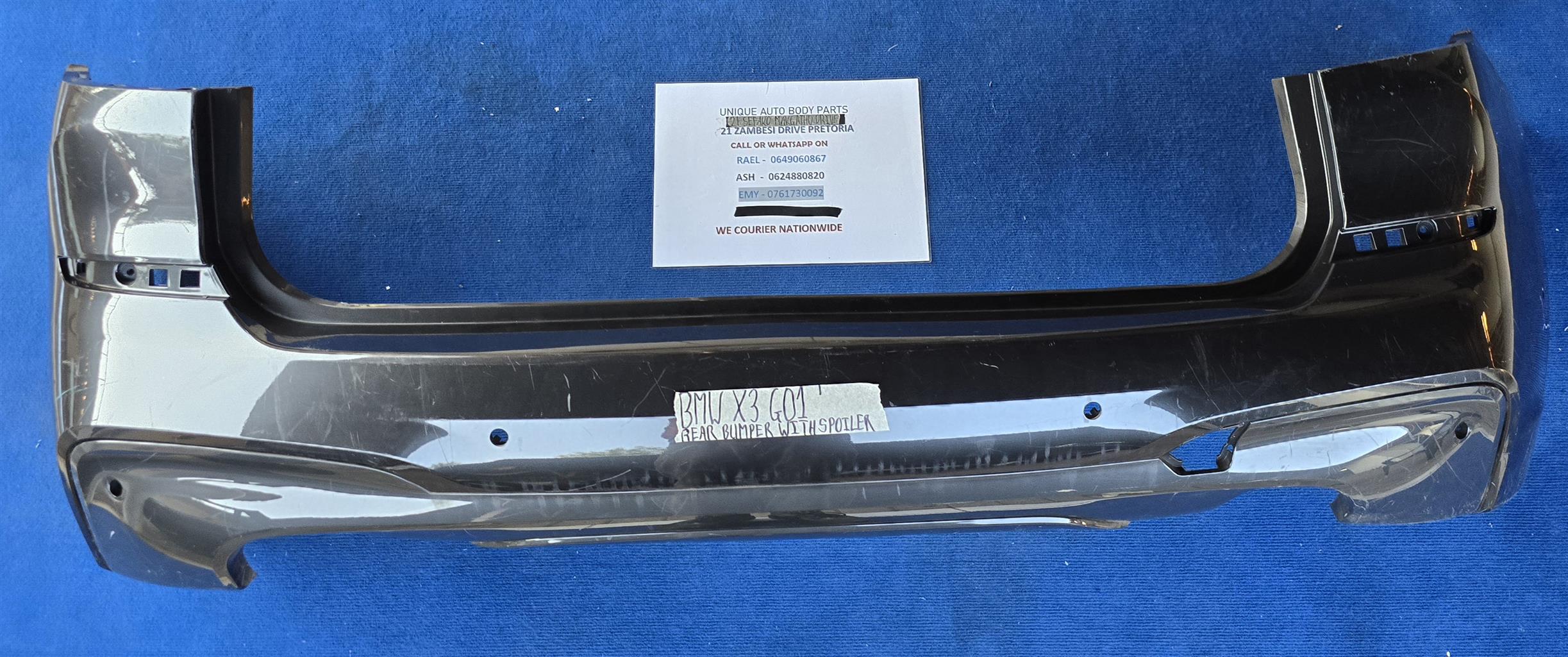 BMW X3 G01 Complete Rear Bumper With PDC Sensors & Wiring Harness