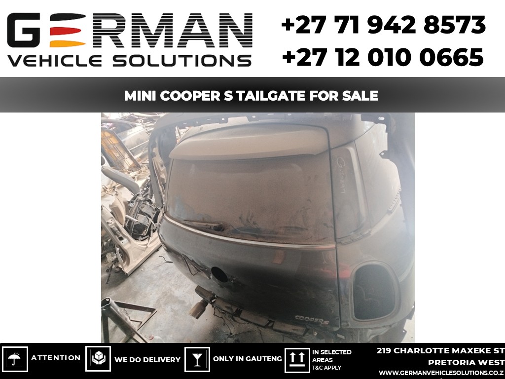 Mini Cooper S tailgate for sale – second-hand rear hatch door in stock - Private Seller