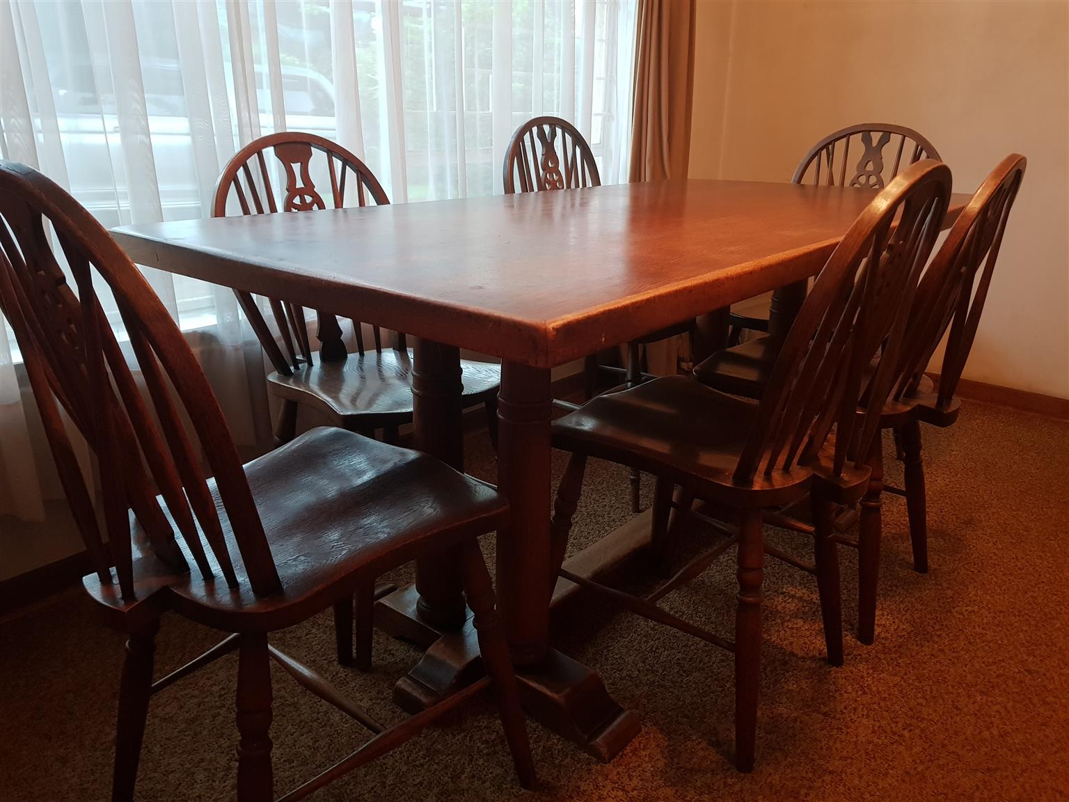 Set of six Windsor Wagon Wheel Chair's Circa1840 -1860