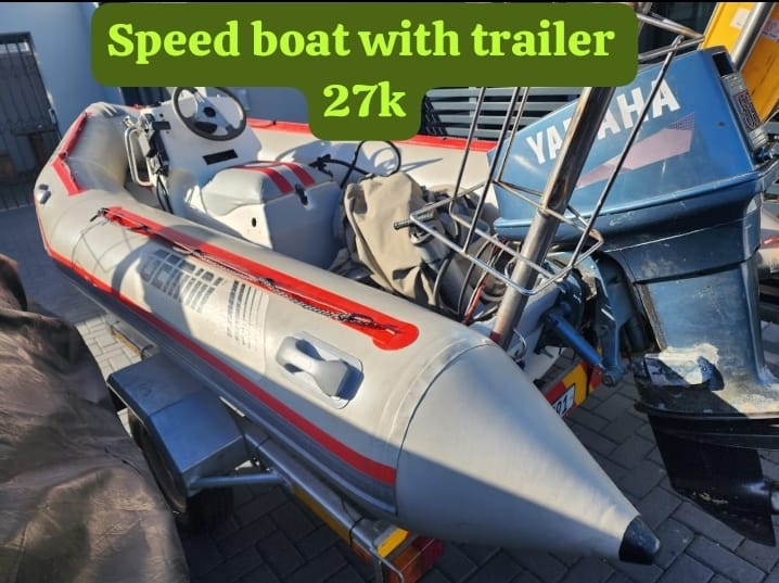 Rubber duck with trailer good condition  Papers in order Rubber duck with trailer good condition  Papers in order