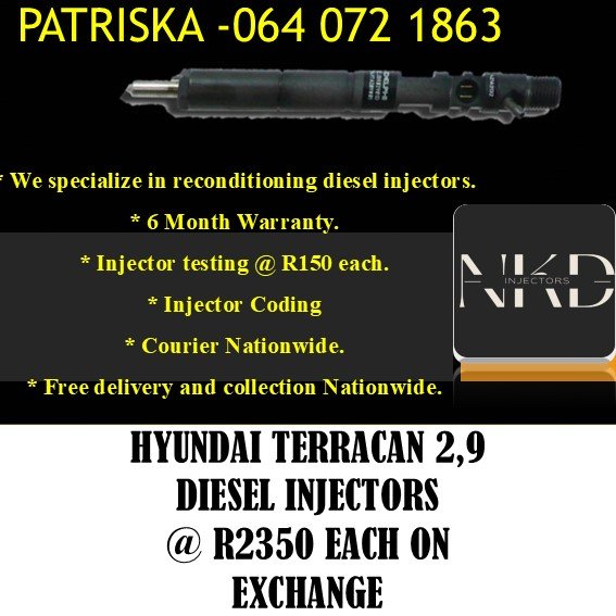 HYUNDAI DIESEL INJECTORS FOR SALE - Private Seller HYUNDAI DIESEL INJECTORS FOR SALE - Private Seller