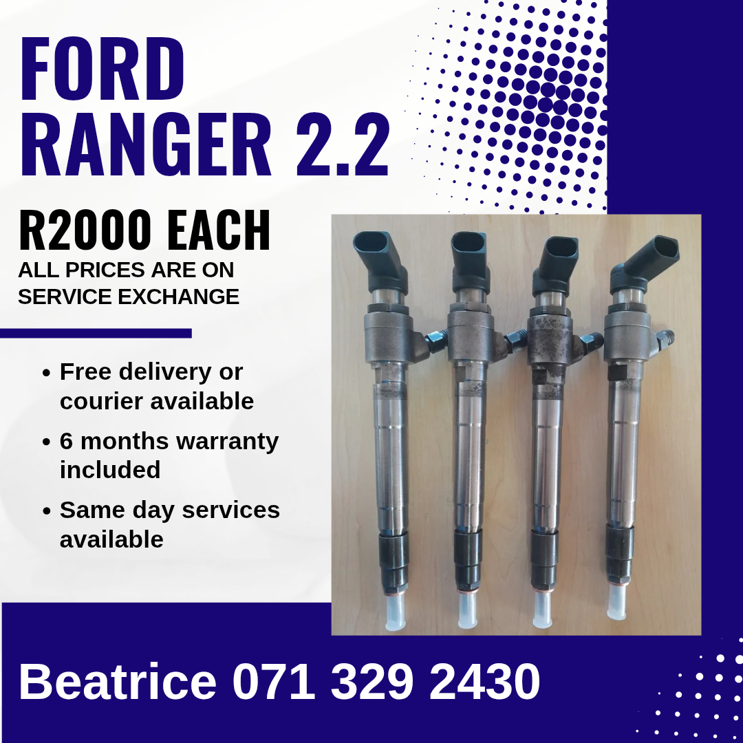 FORD RANGER 2.2 INJECTORS FOR SALE WITH WARRANTY ON - Private Seller FORD RANGER 2.2 INJECTORS FOR SALE WITH WARRANTY ON - Private Seller