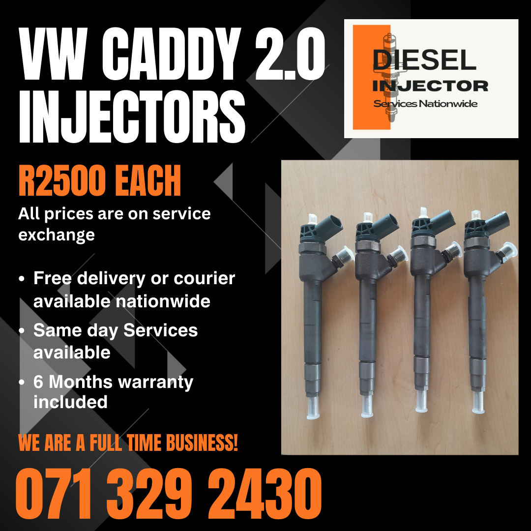 VW CADDY 2.0 INJECTORS FOR SALE WITH WARRANTY - Private Seller VW CADDY 2.0 INJECTORS FOR SALE WITH WARRANTY - Private Seller