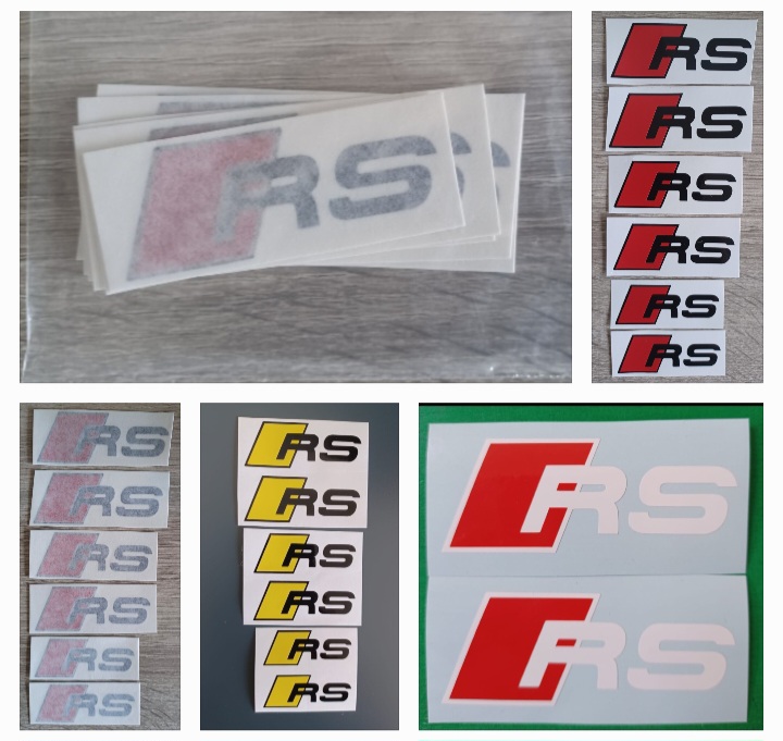 Audi RS brake caliper stickers decal sets - Private Seller Audi RS brake caliper stickers decal sets - Private Seller