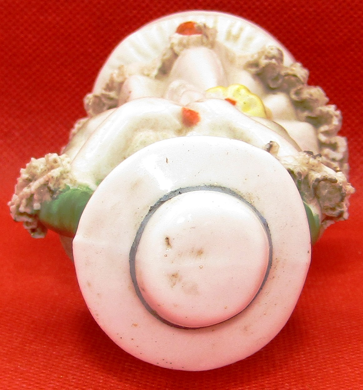 Lady with Hat and Umbrella Porcelain Figurine