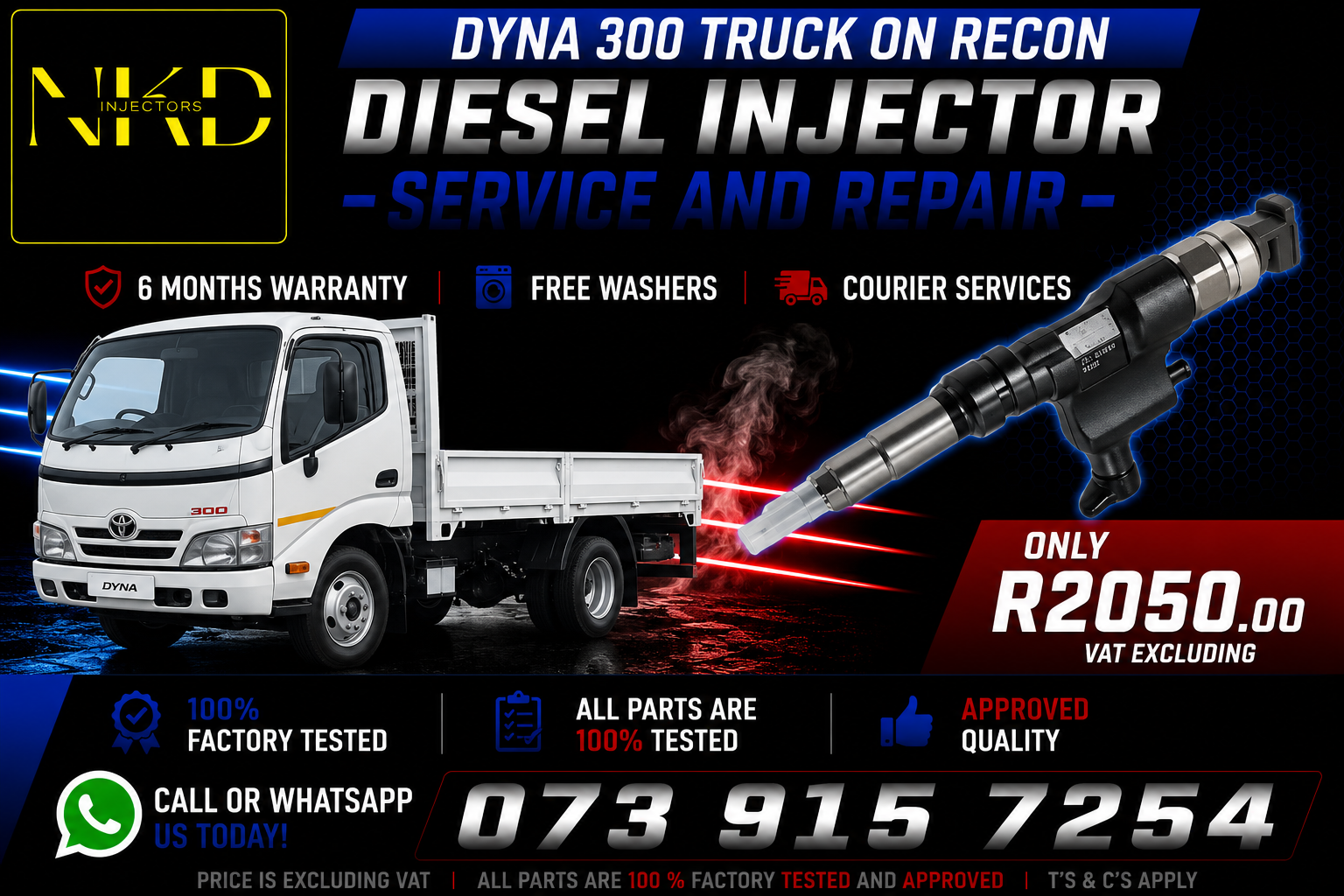 Recondition_Dyna_300_Truck_Injectors - Private Seller Recondition_Dyna_300_Truck_Injectors - Private Seller