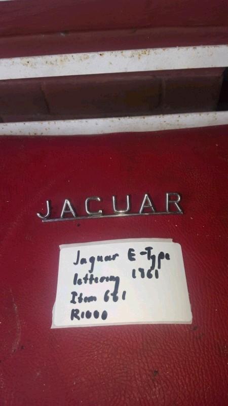 Jaguar e type metal lettering 1961. - Private Seller Jaguar e type metal lettering 1961. - Private Seller