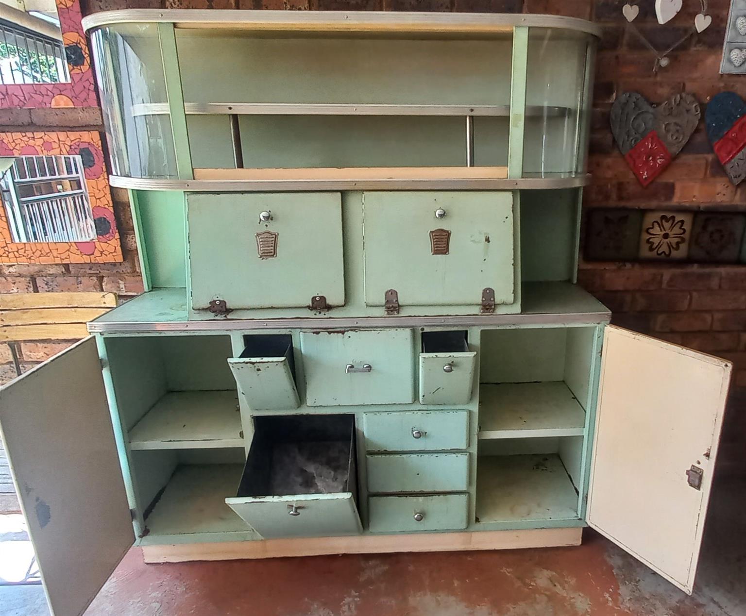 Antique/Vintage steel kitchen cabinet