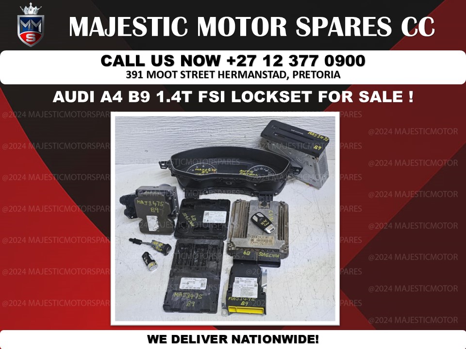 For Sale: Audi A4 B9 1.4T FSI Lockset - Complete (Used) - Private Seller For Sale: Audi A4 B9 1.4T FSI Lockset - Complete (Used) - Private Seller