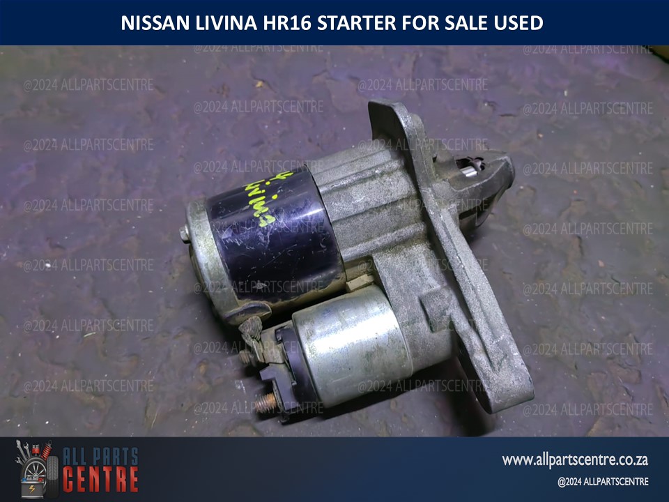 Nissan Livina HR16 starter for sale used - Private Seller Nissan Livina HR16 starter for sale used - Private Seller
