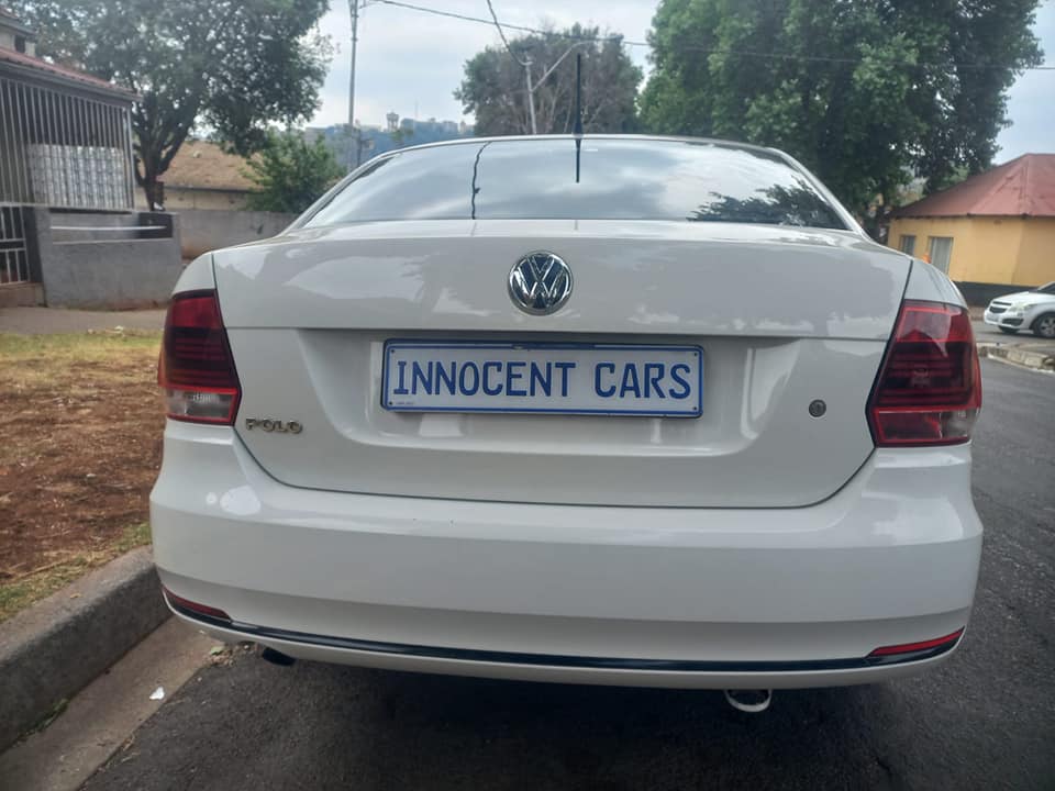 2019 VW POLO 6 SEDAN 1.4 PETROL, MANUAL, WHITE COLOR, MILEAGE 58000KMS