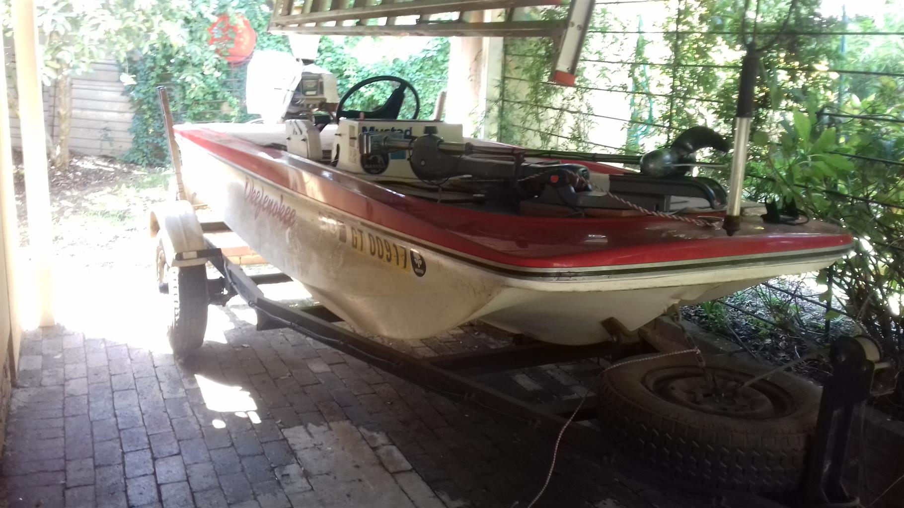 Bass Fishing Boat. St. Lucia hull.