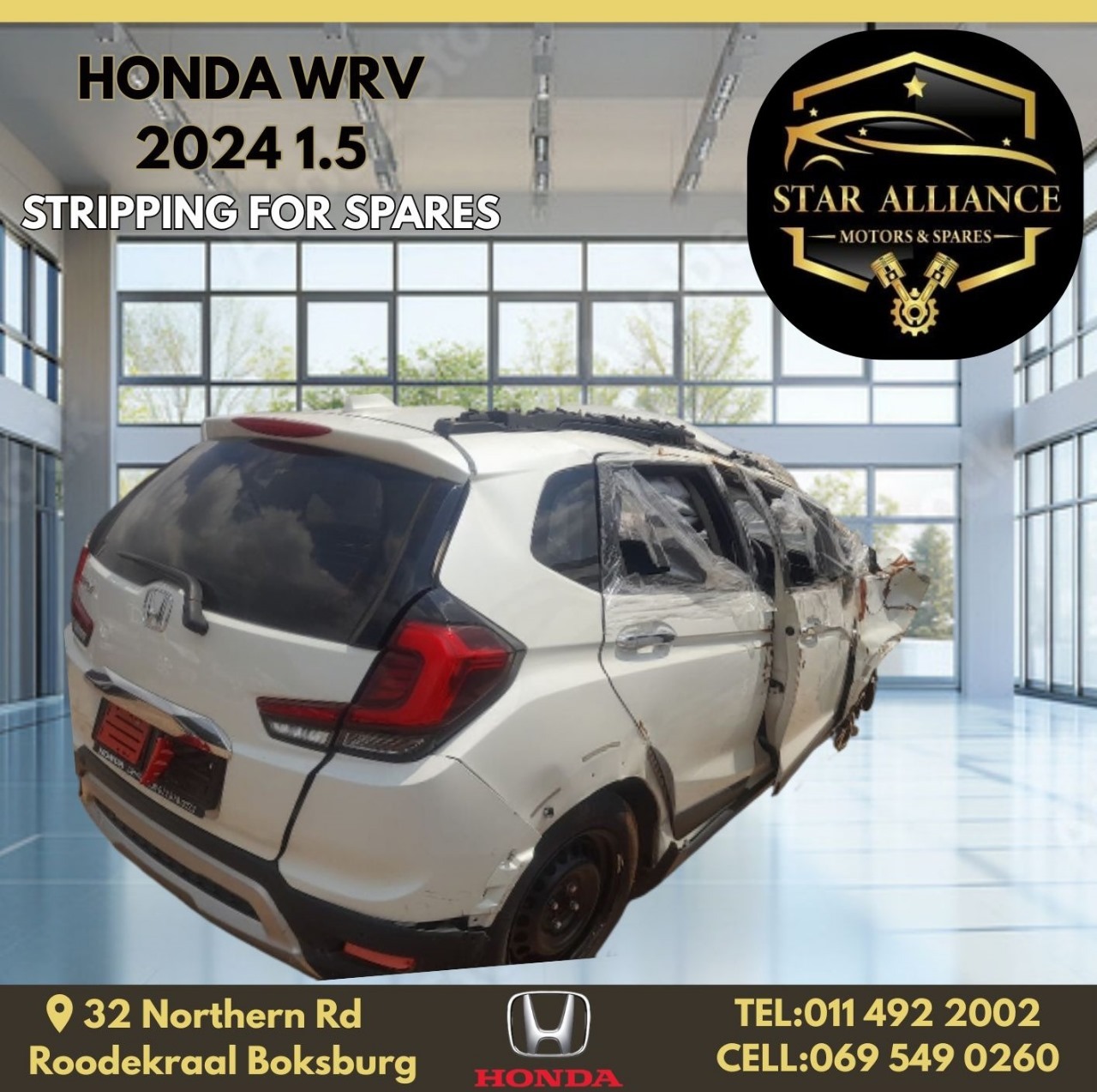 Honda WRV 2024 1.5 Stripping for Spares - Private Seller