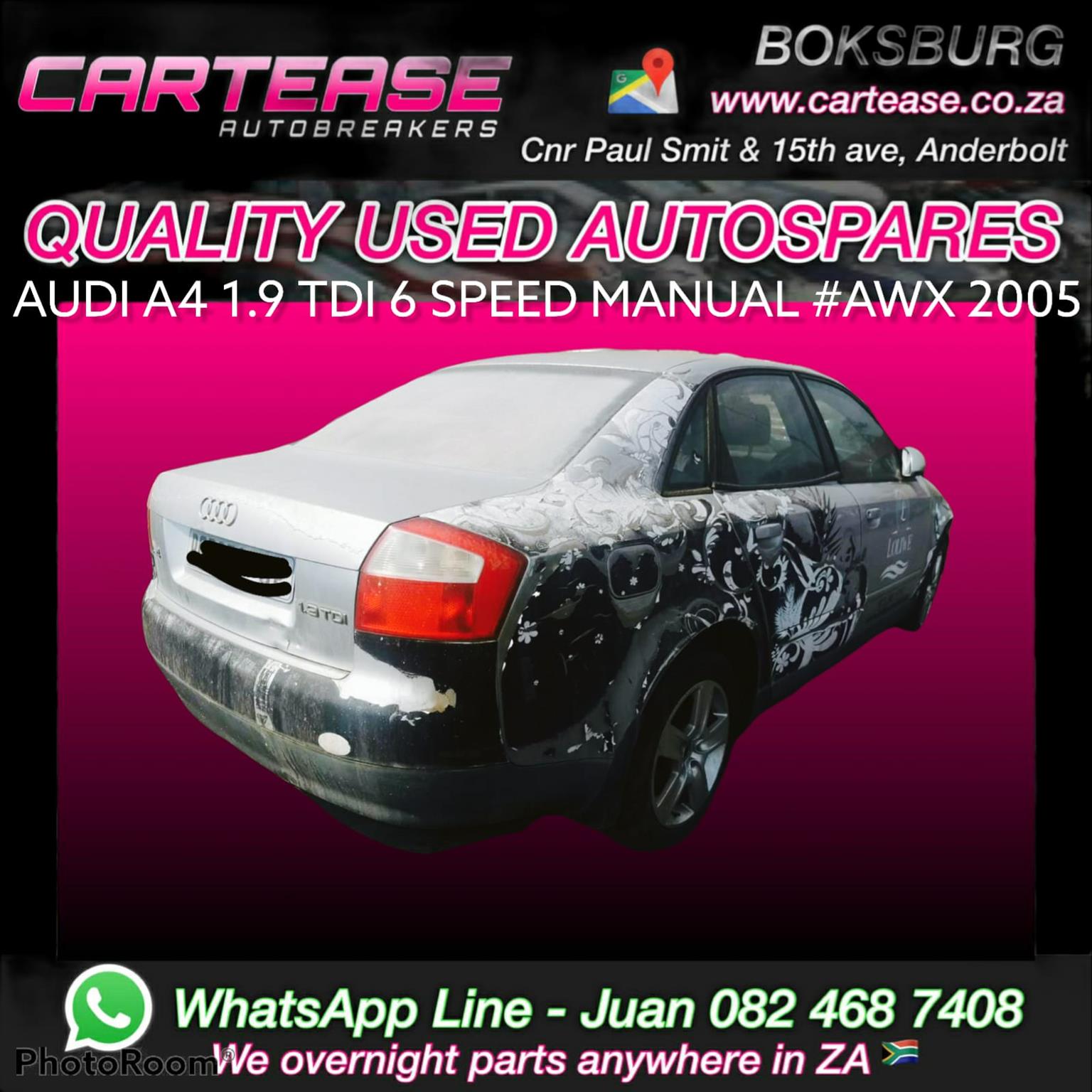AUDI A4 1.9 TDI 6 SPEED MANUAL #AWX 2005 - Private Seller