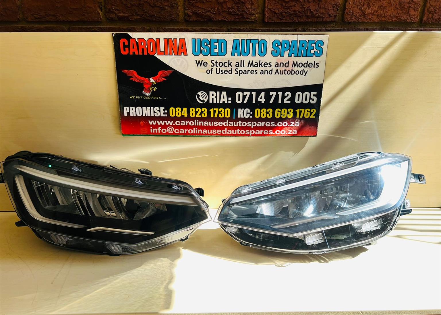 VW Tiago left and right side LED xenon headlights (2024) - Private Seller