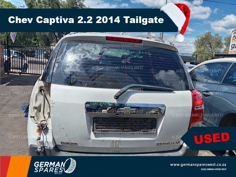 Chev Captiva 2.2 2014 USED Tailgate for sale - Private Seller Chev Captiva 2.2 2014 USED Tailgate for sale - Private Seller